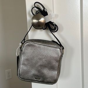 The Sak Square Silver Crossbody - New With Tags